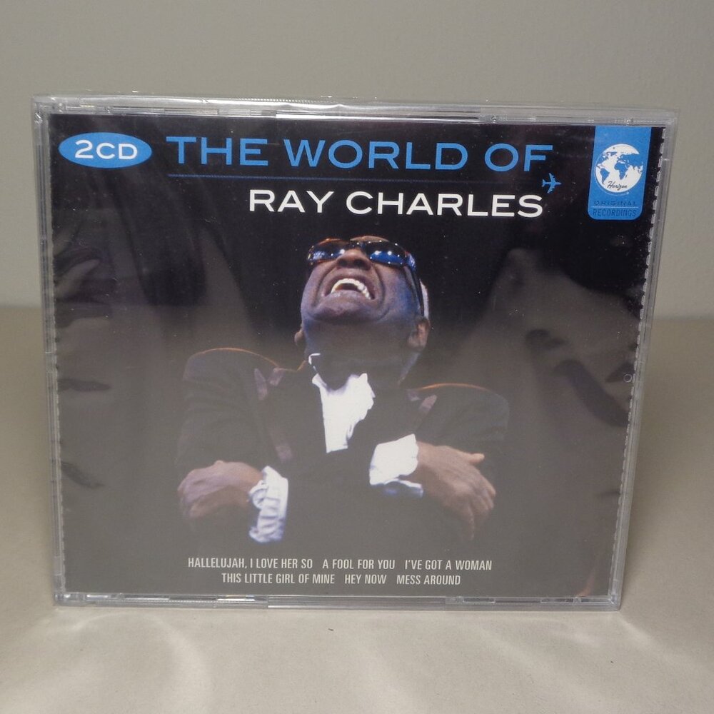 THE WORLD OF RAY CHARLES / New CD / 2 Disc Set / 40 Tracks - Songs
